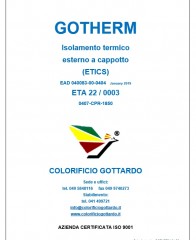 GOTHERM SISTEMA CAPPOTTO – ETICS